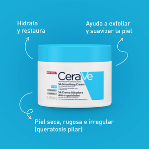 Cerave SA crema alisadora anti rugosidades corporal 340ml.