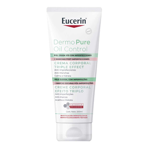 Eucerin dermopure triple effect crema corporal 200ml.