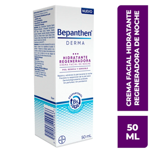 Crema Hidratante Facial De Noche Bepanthen, 50ml