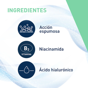 Cerave gel limpiador facial espumoso 473ml.