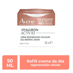 Avene hyaluron activ b3 refill, crema regeneradora de dia 50ml.