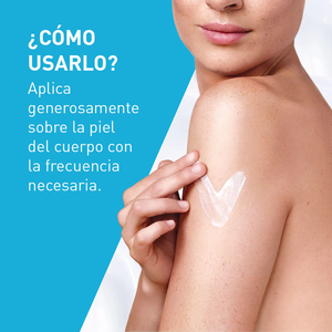 Cerave SA crema alisadora anti rugosidades corporal 340ml.
