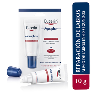 Eucerin Aquaphor Bálsamo reparador de labios SOS 10ml.