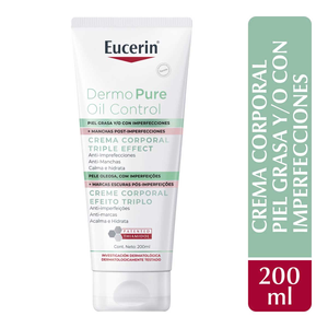 Eucerin dermopure triple effect crema corporal 200ml.