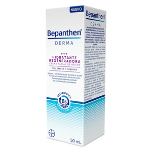 Crema Hidratante Facial De Noche Bepanthen, 50ml